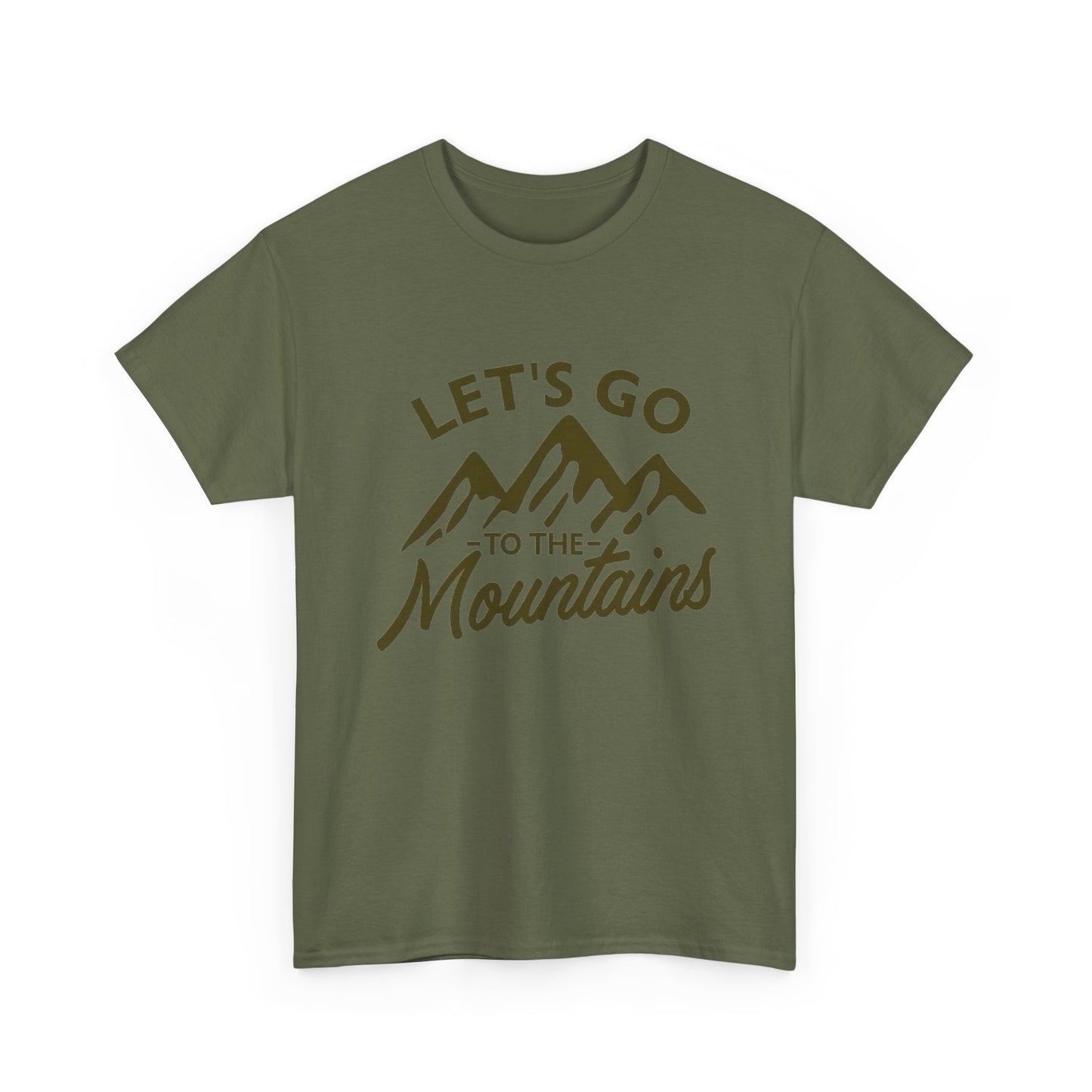 Lets Go To The Mountains Graphic T Shirt NEW ADULT