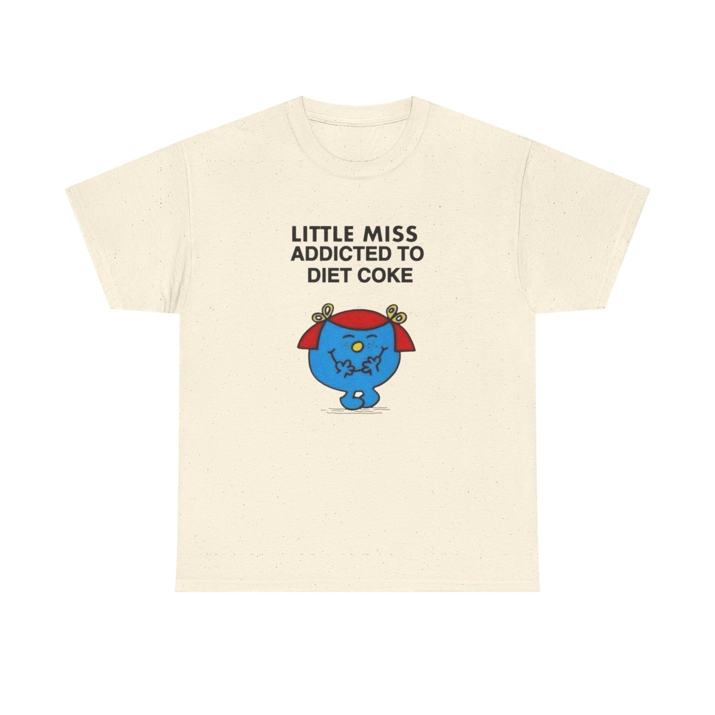 Little Miss Addicted To Diet Coke Graphic T Shirt Womens Heavy Cotton Tee