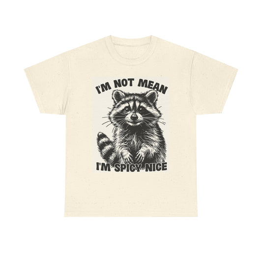 I'm Not Mean Graphic T Shirt Vintage Funny Retro Unisex Heavy Cotton Tee