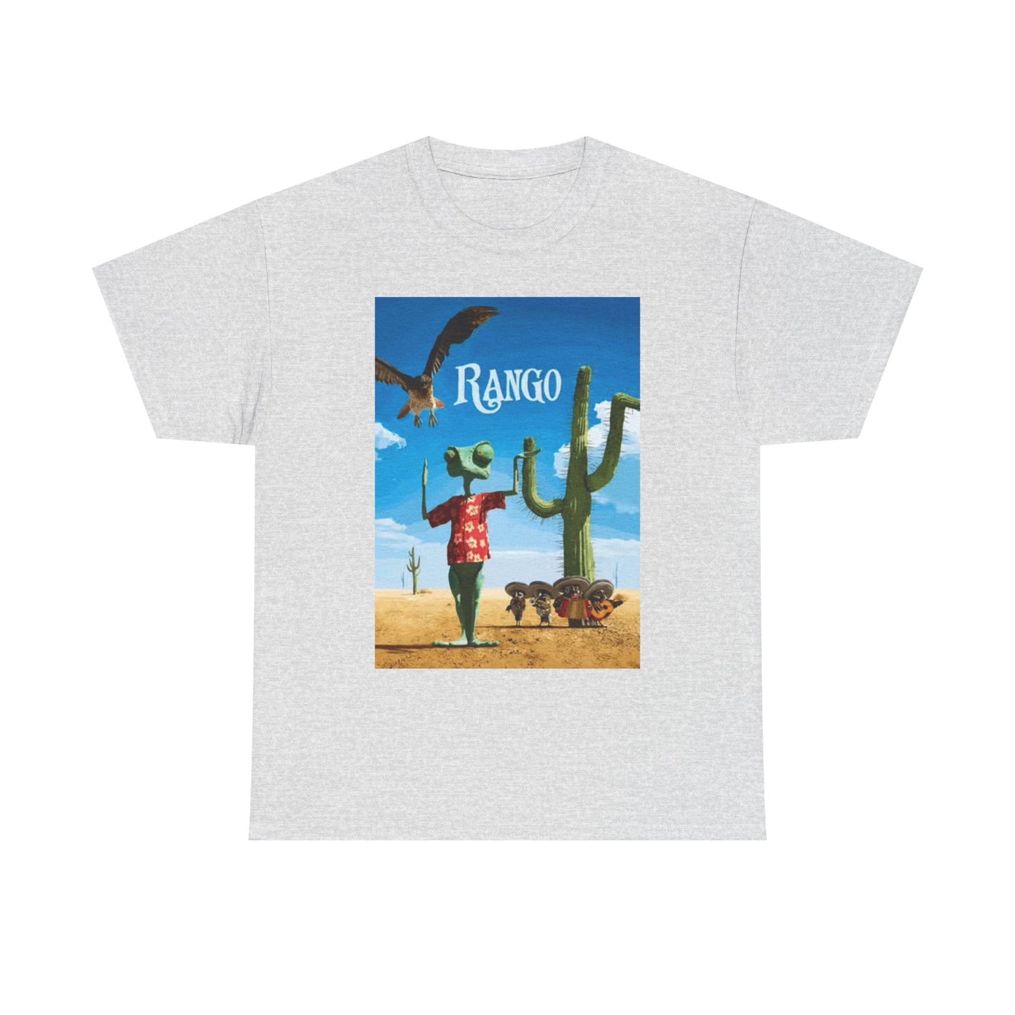 Rango T Shirt BRAND NEW Apparel Unisex Heavy Cotton Tee