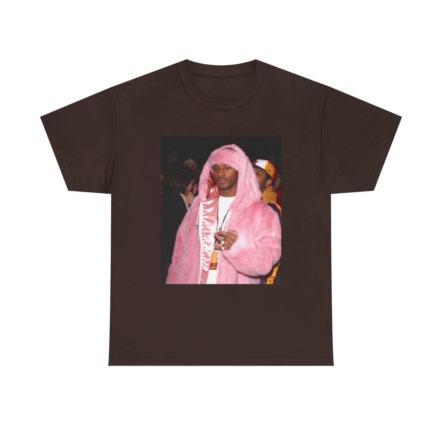 Camron diplomats T-shirt vintage pink fur coat graphic Rap Unisex Heavy Cotton
