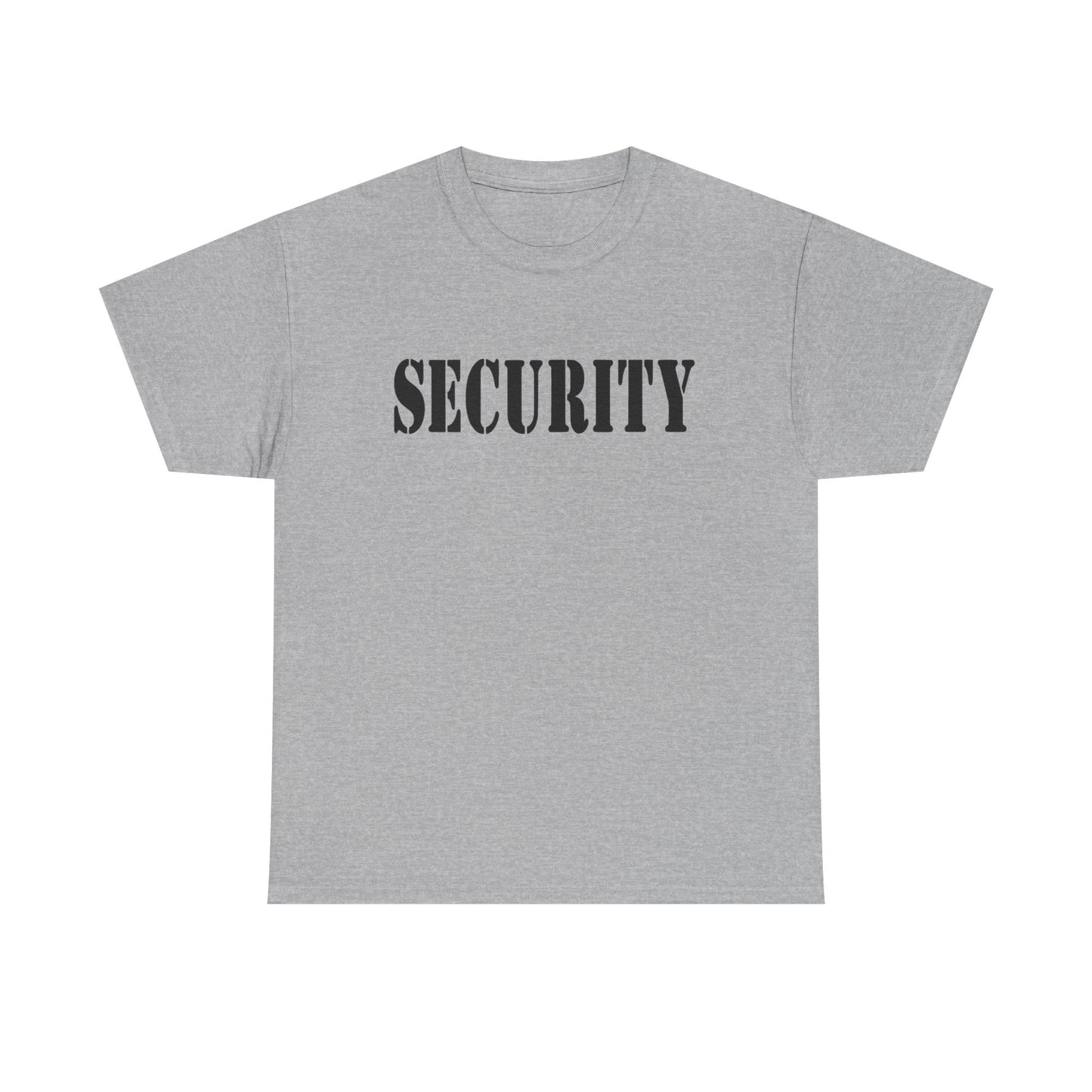 Security Graphic T Shirt Police Academy Uniform Funny Bar Unisex Heavy Cotton