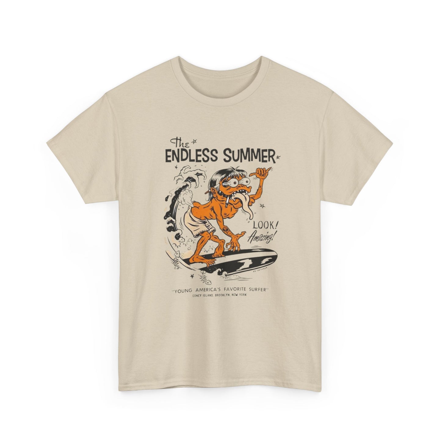 The Endless Summer T Shirt Graphic Unisex Heavy Cotton Tee NEW GIFT
