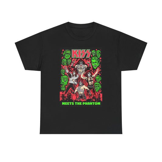 Kiss Graphic T Shirt Tour Merch Rock Vintage Unisex Heavy Cotton Tee