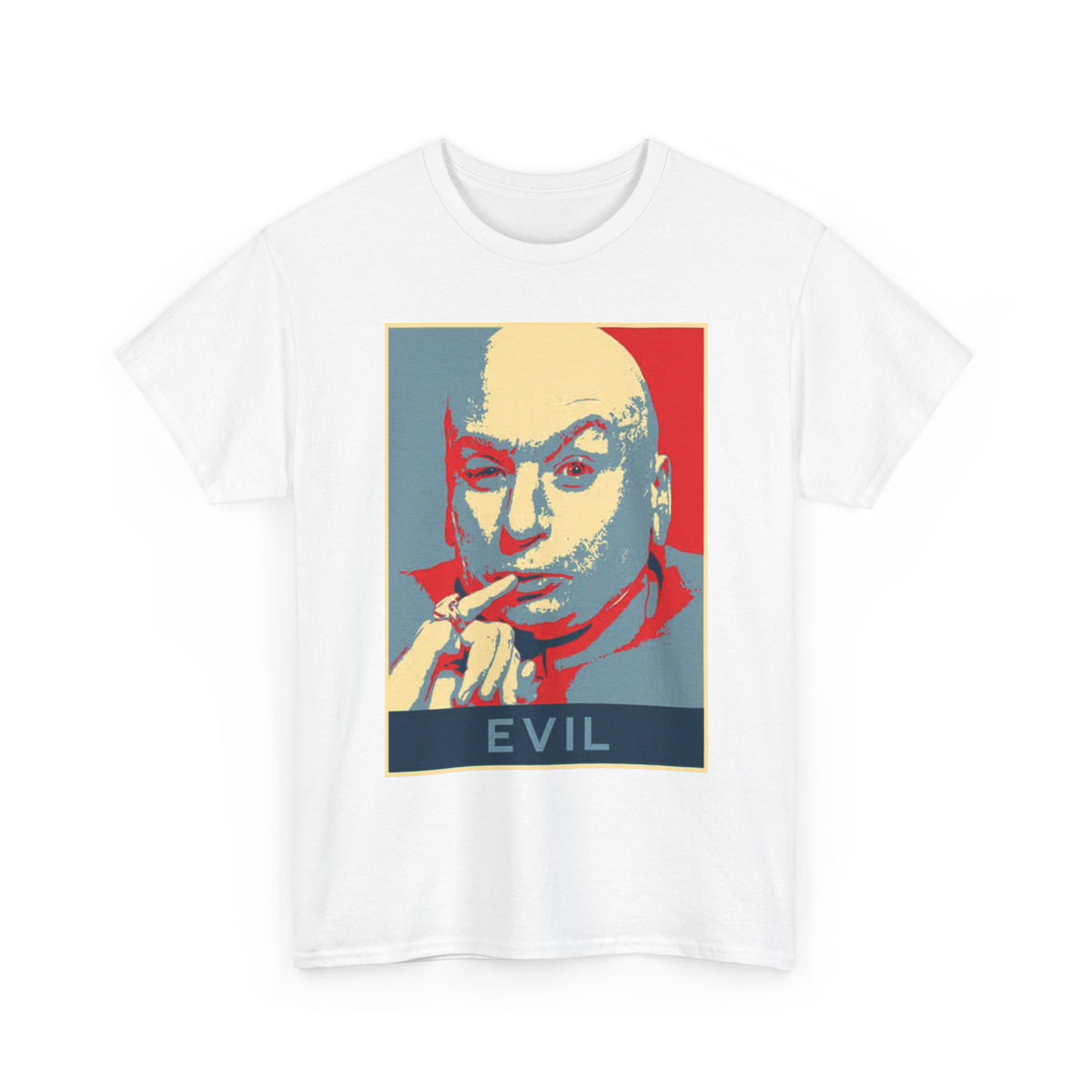 Dr Evil Austin Powers T Shirt BRAND NEW Apparel Unisex Heavy Cotton Tee