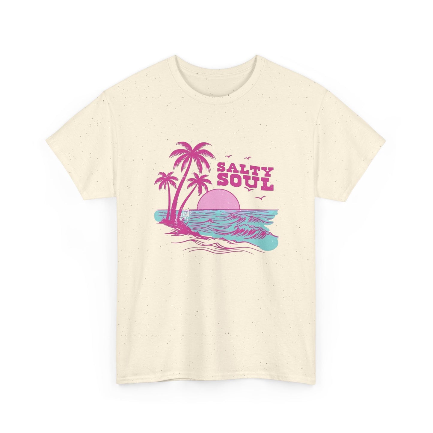 Salty Soul Graphic T Shirt ALL SIZES Tee Unisex Heavy Cotton