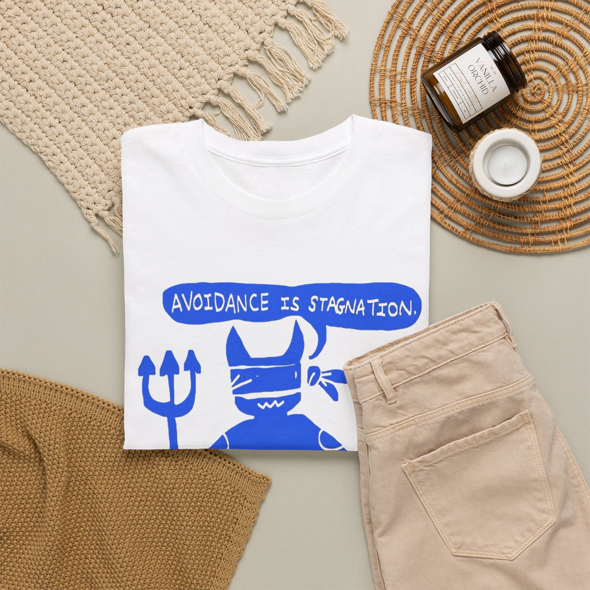 Devil Graphic T-Shirt, Abundance Is Salvation Men's Tee