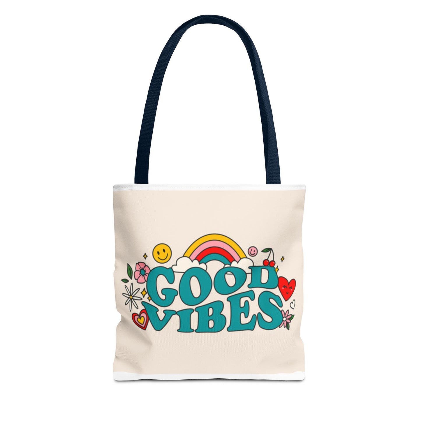 Good Vibes Beach Tropical Tote Bag (AOP)