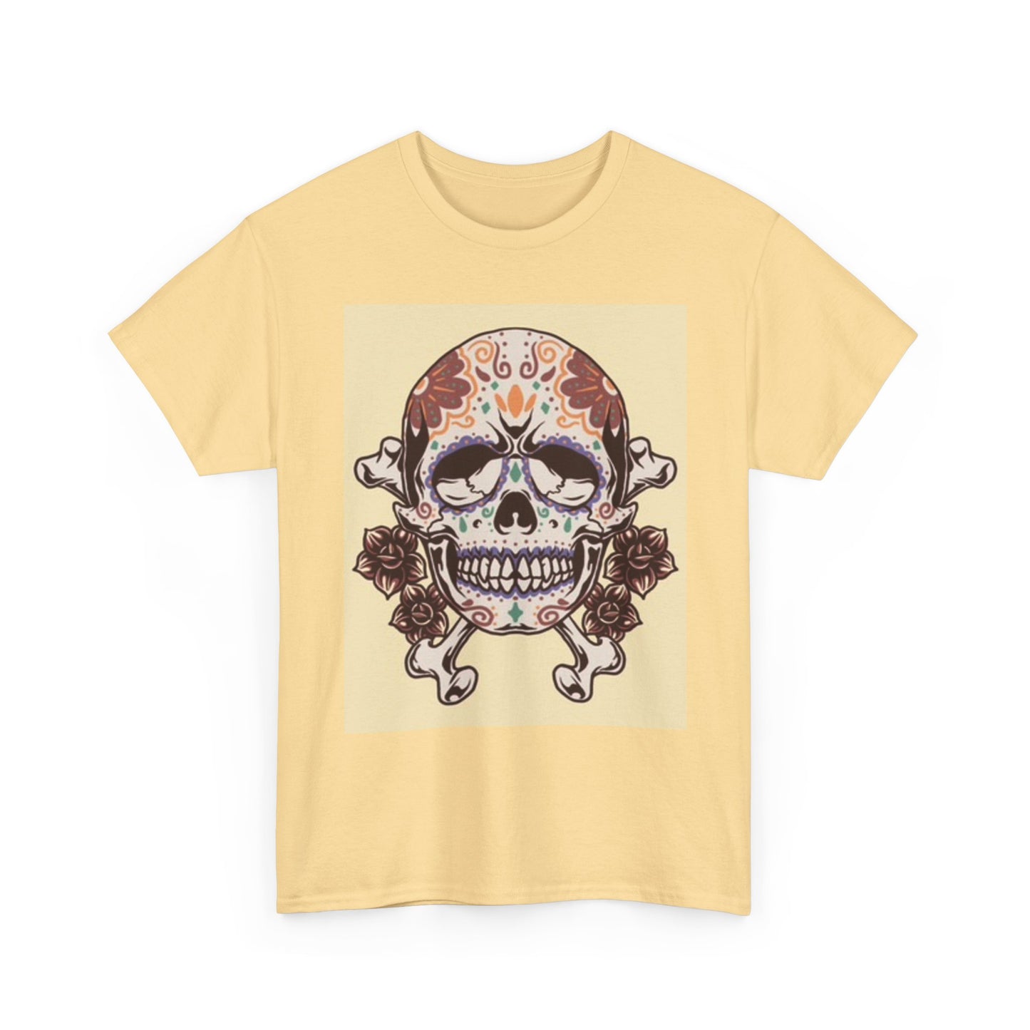 Day Of The Dead Tee, Vintage Art Graphic T-Shirt, Unisex Cotton Shirt, Dia De 5