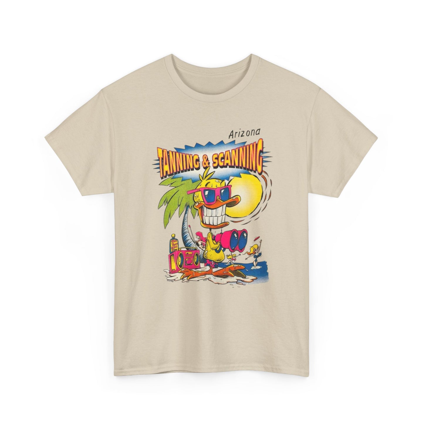Tanning Season Vintage Graphic T Shirt S-5XL NEW Unisex Heavy Cotton Tee