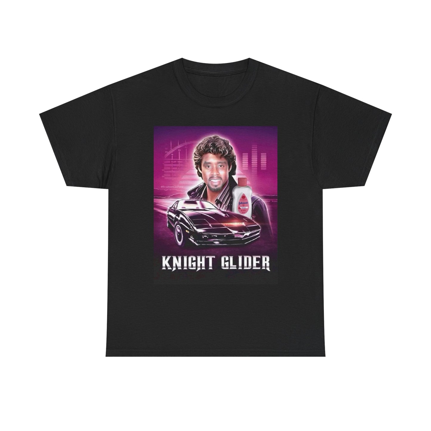 Knight Glider Diddy Funny Graphic T Shirt Men's Heavy Cotton Tee - Quality - Modern True to Size