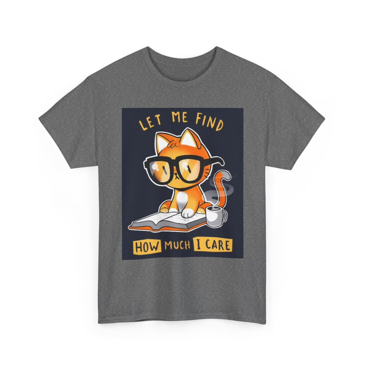 Curious Funny Cat Shirt Cute Kitten Sarcastic Jokes Unisex Heavy Cotton Tee