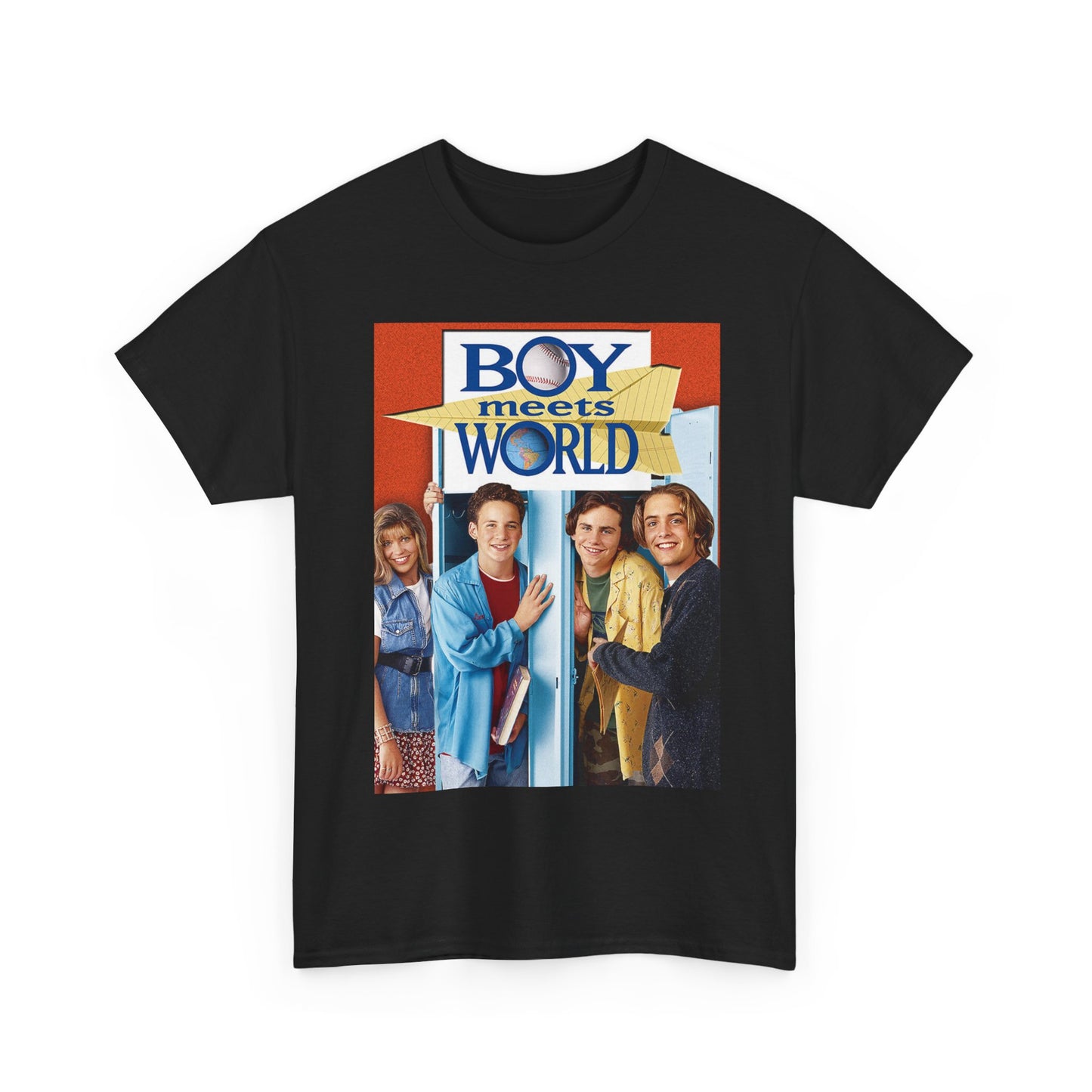 Boy Meets World Shirt Funny 90s Comedy Poster Kids Unisex Heavy Cotton Tee