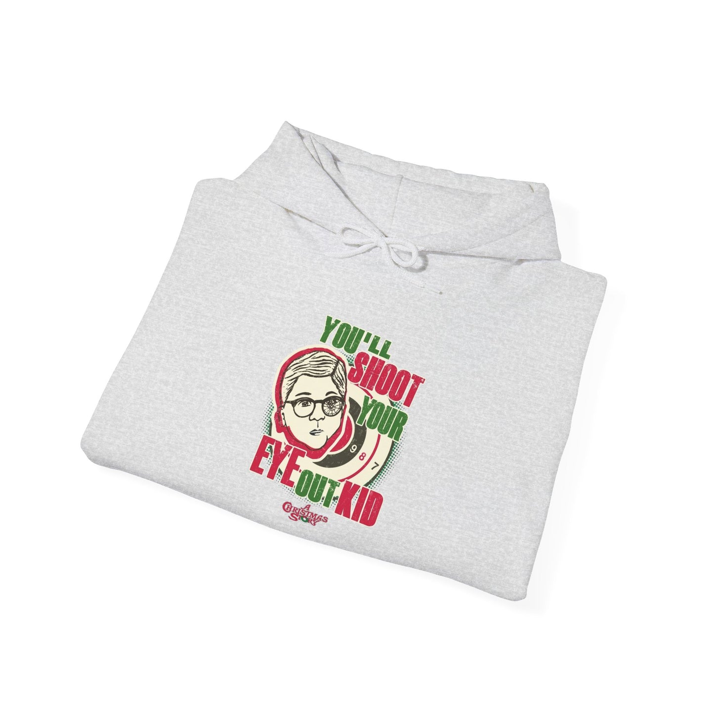 A Christmas Story Retro Graphic Hoodie Unisex Heavy Blend™ Hooded Sweatshirt