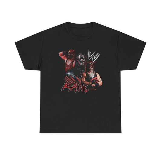 Kane Vintage Wrestling Graphic T Shirt S-5XL NEW Unisex Heavy Cotton Tee