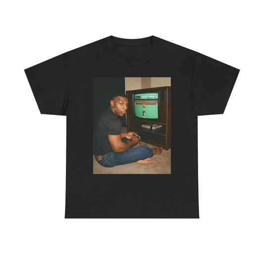 Mike Tyson Playing Boxing Game Funny Graphic T Shirt Unisex Cotton Tee Gift New