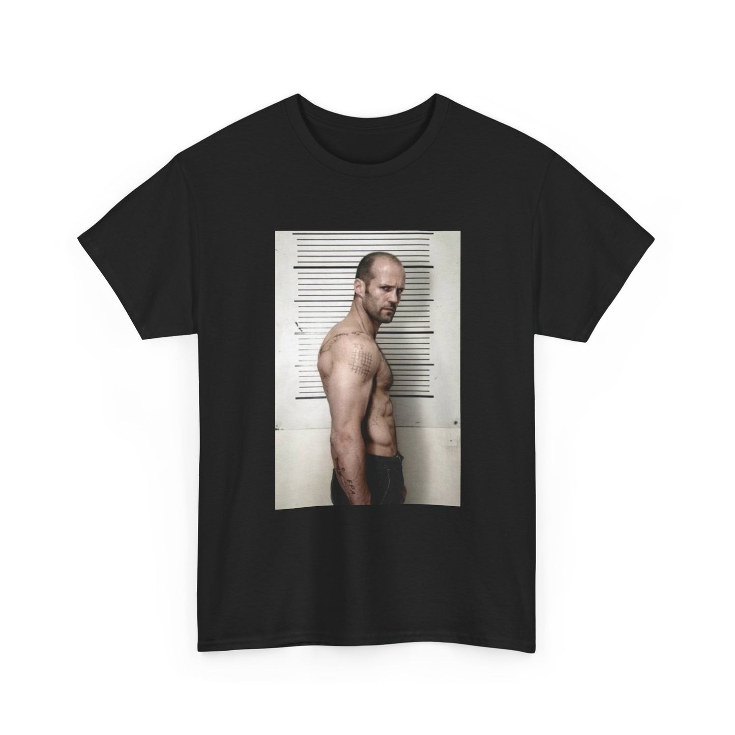 Jason Statham Tshirt Retro Poster The mechanic New Actor Unisex Heavy Cotton Tee