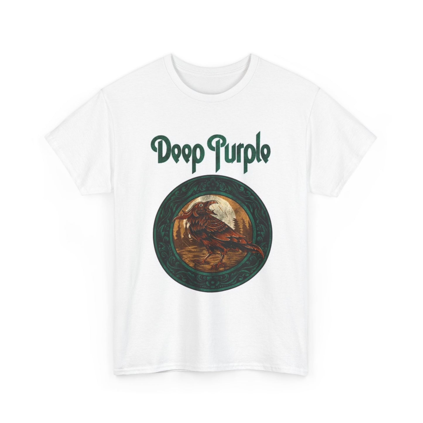 Deep Purple Graphic T Shirt Vintage Retro Rock Band Unisex Heavy Cotton Tee