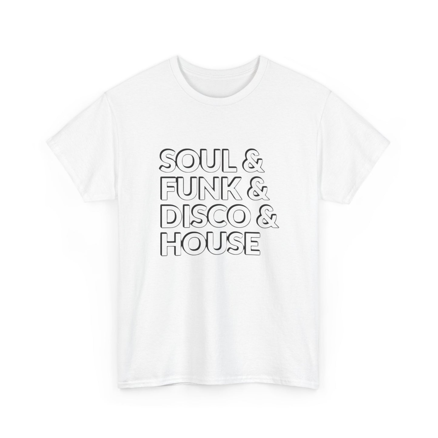 Soul Funk And Disco Graphic T Shirt Unisex Heavy Cotton Tee