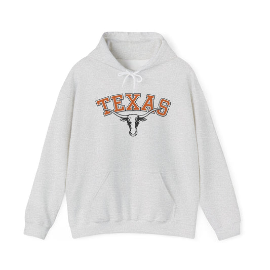 Texas Graphic Hoodie Foot ball Unisex Heavy Blend™ Hooded Sweatshirt