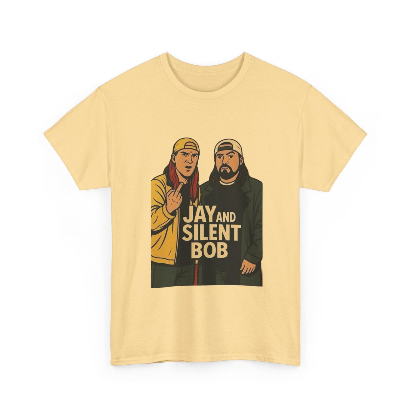 Jay And Silent Bob Comedy Graphic T Shirt NEW Unisex Heavy Cotton Tee