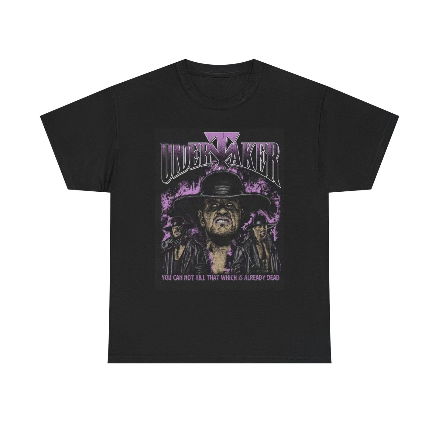 The Undertaker Graphic T Shirt Vintage Wrestling WWE Unisex Heavy Cotton Tee