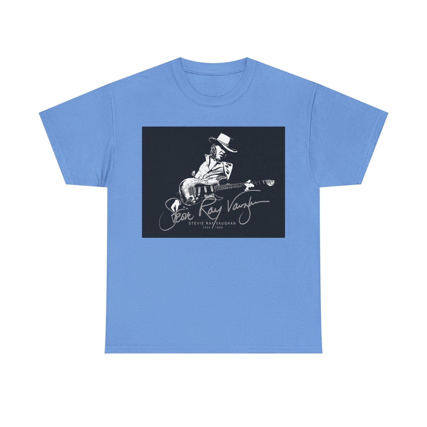 Stevie ray vaughn T-shirt Vintage retro rock album Unisex Heavy Cotton Tee
