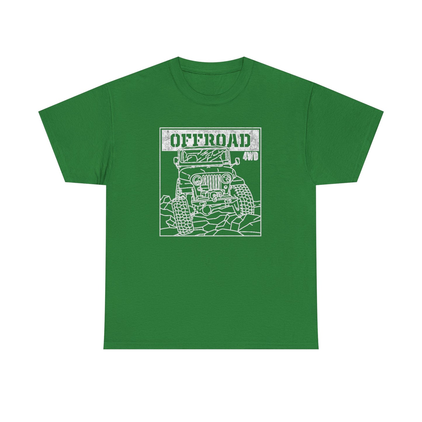 Offroad 4wd Retro Trailboss Graphic T Shirt NEW Unisex Heavy Cotton Tee