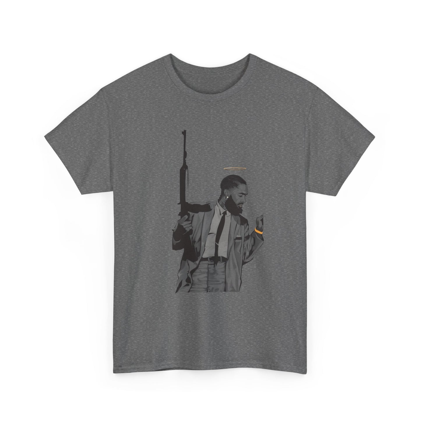 Malcolm X Hustle Rap Hip Hop Cali Graphic T Shirt Heavy Cotton Tee NEW Gift