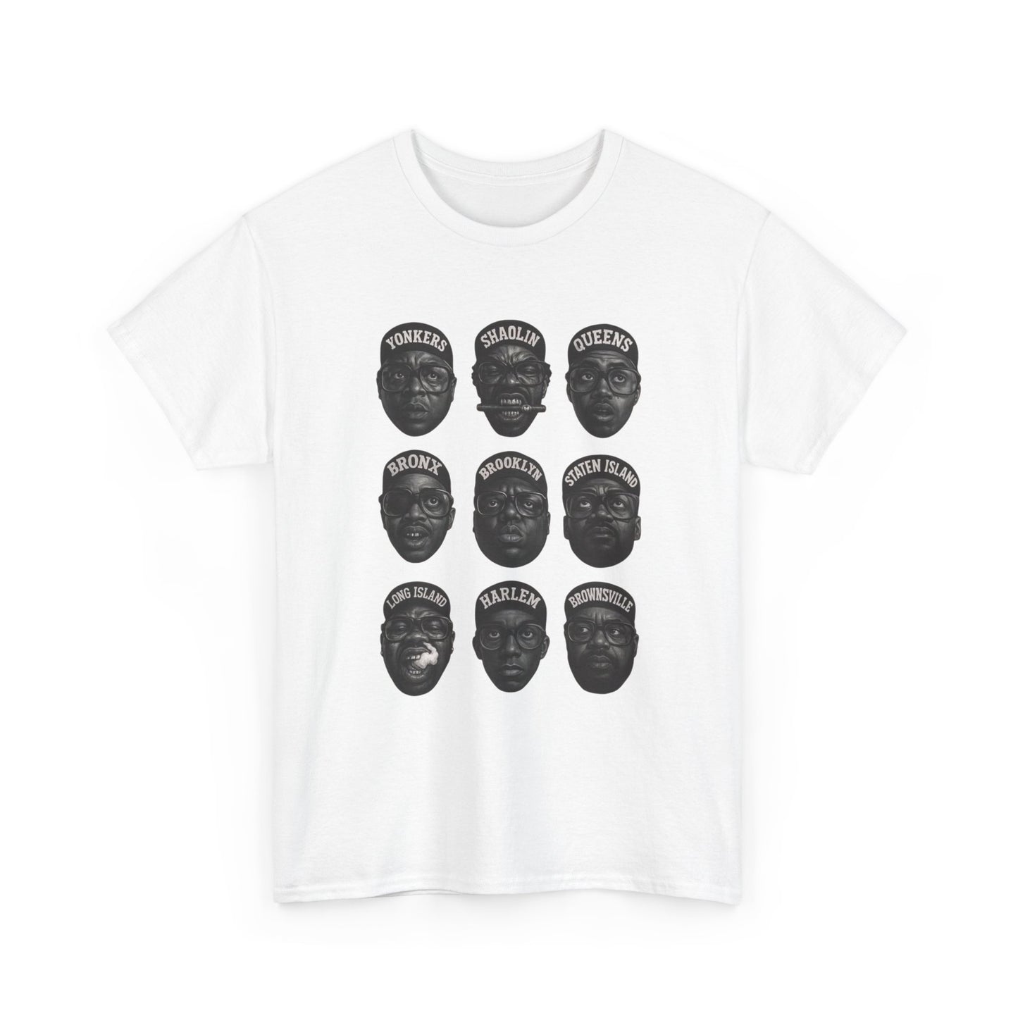 New York Hip Hop Legends Graphic T Shirt NEW Unisex Heavy Cotton Tee