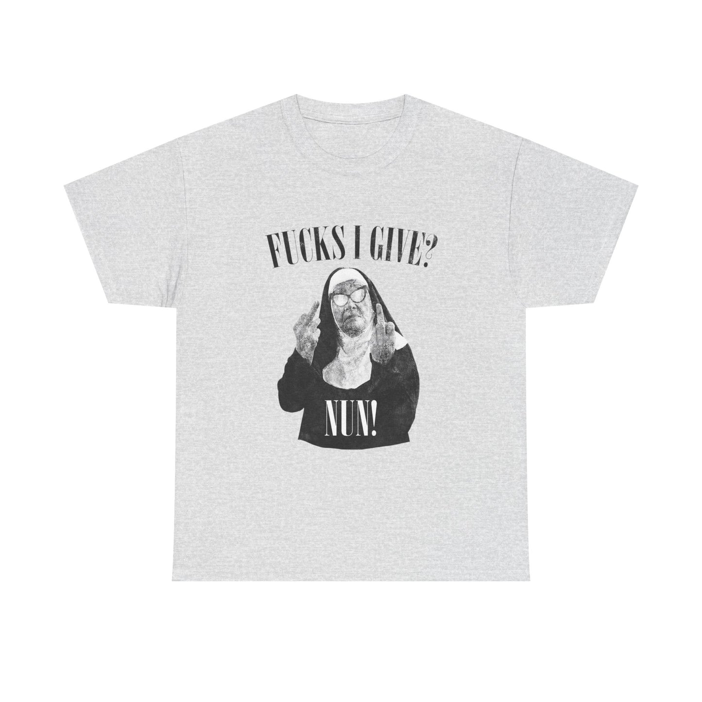 No F's I Give None Funny Jokes Graphic T Shirt Unisex Heavy Cotton Tee