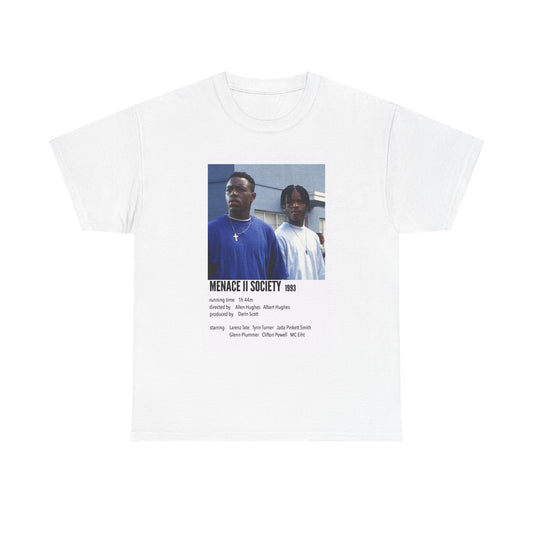 Menace To Society Graphic T Shirt Vintage Cali Movie Unisex Heavy Cotton Tee