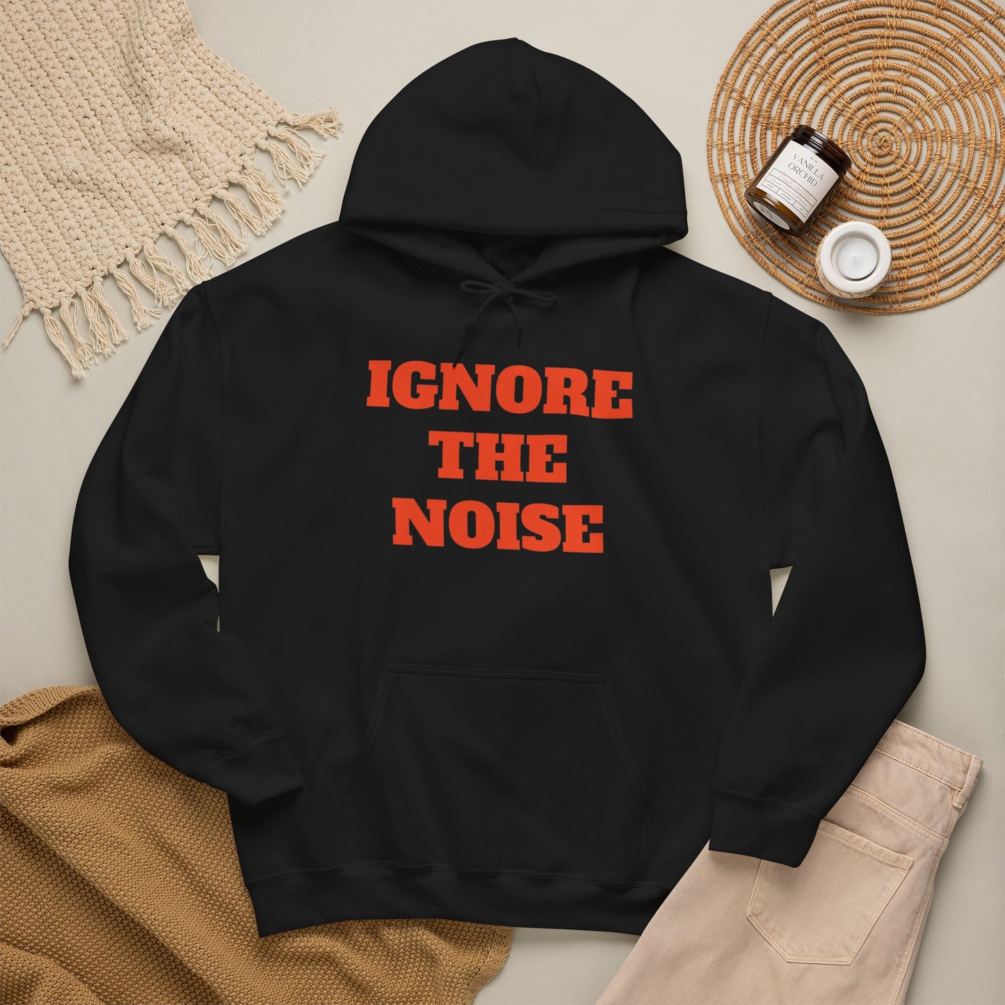 Ignore The Noise Graphic Hoodie Men's Heavy Blend™ Hooded Sweatshirt