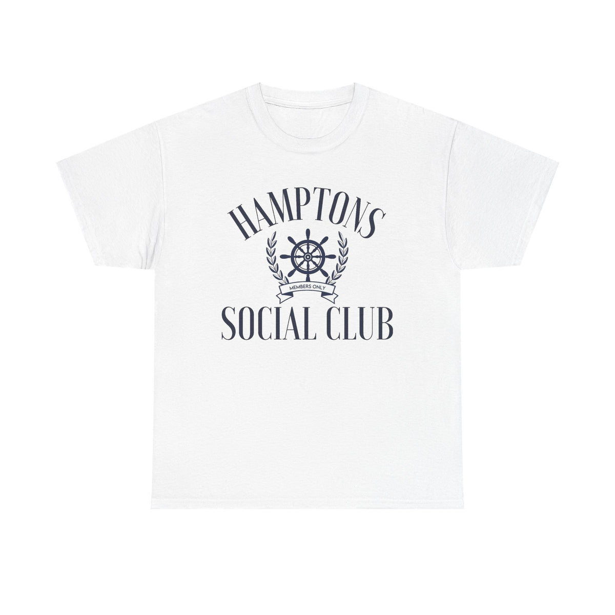 Hampton's Social Club Graphic T Shirt Men's Vintage Heavy Cotton Tee
