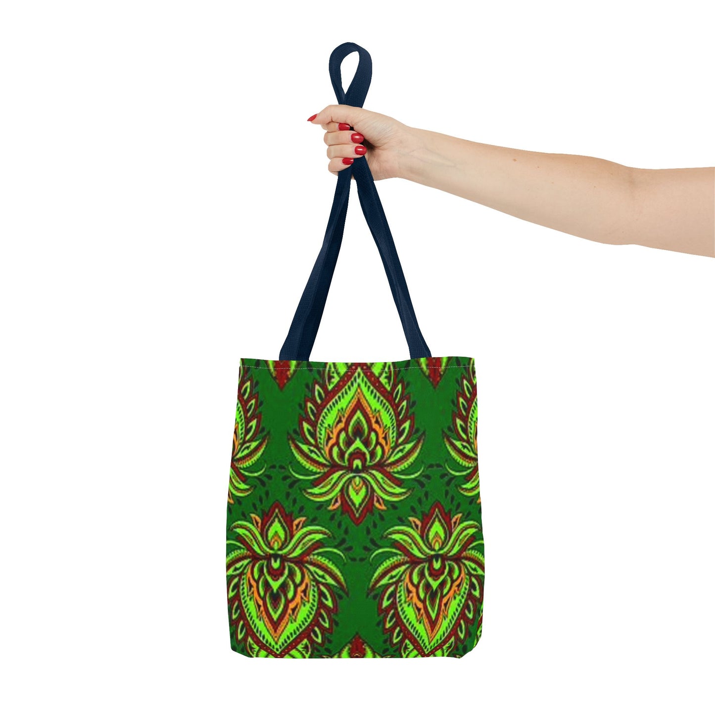 Green Bulbs Flowers Multi Color BRAND NEW MODERN Tote Bag (AOP)