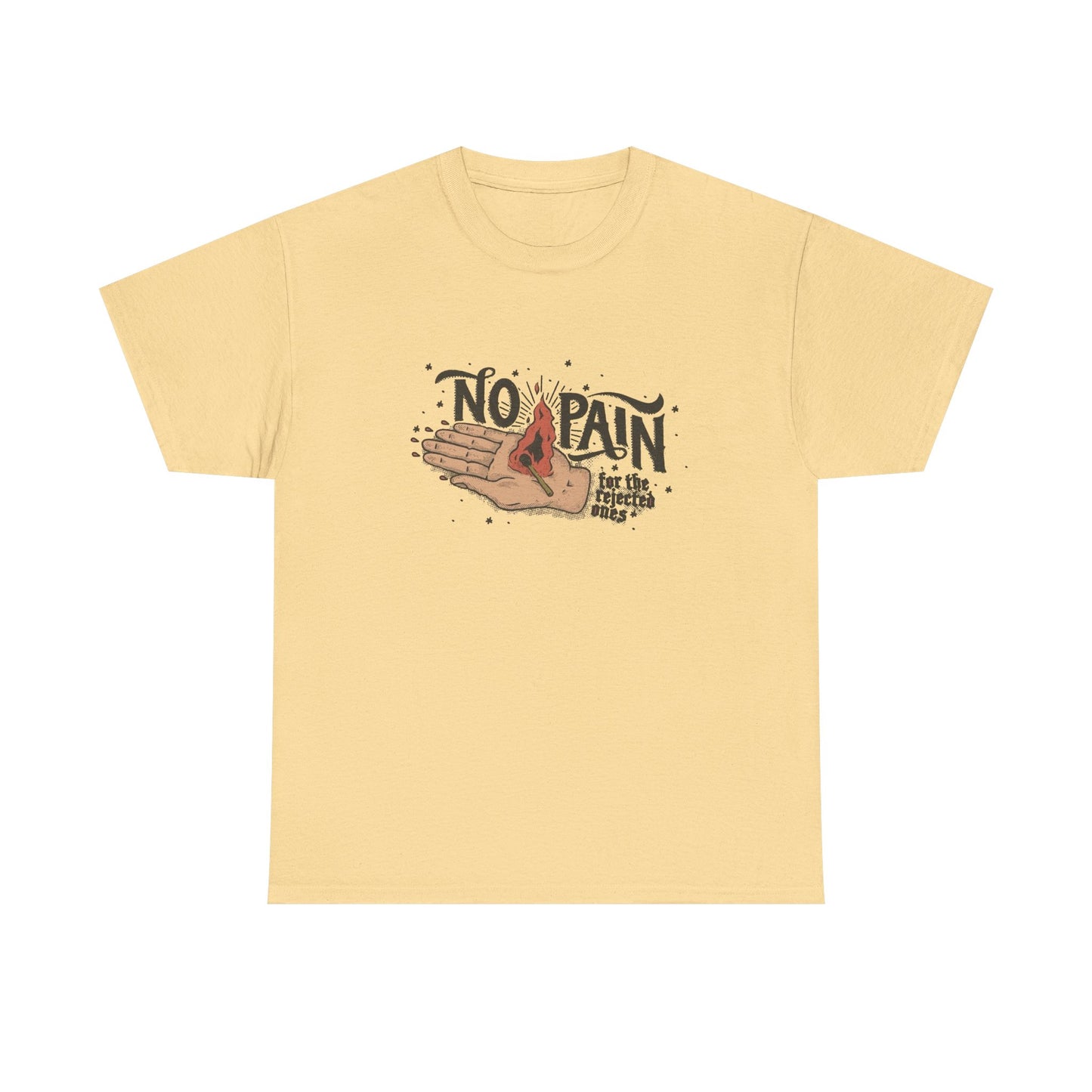 No Pain Graphic T Shirt NEW Vintage Unisex Heavy Cotton Tee