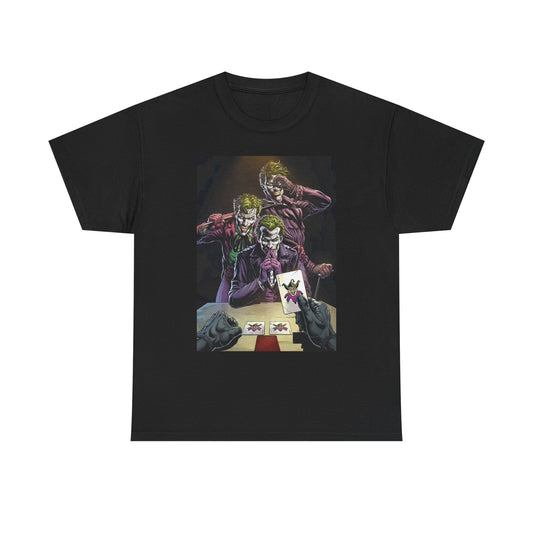 Joker Graphic T Shirt Vintage Triple Threat Retro Unisex Heavy Cotton Tee
