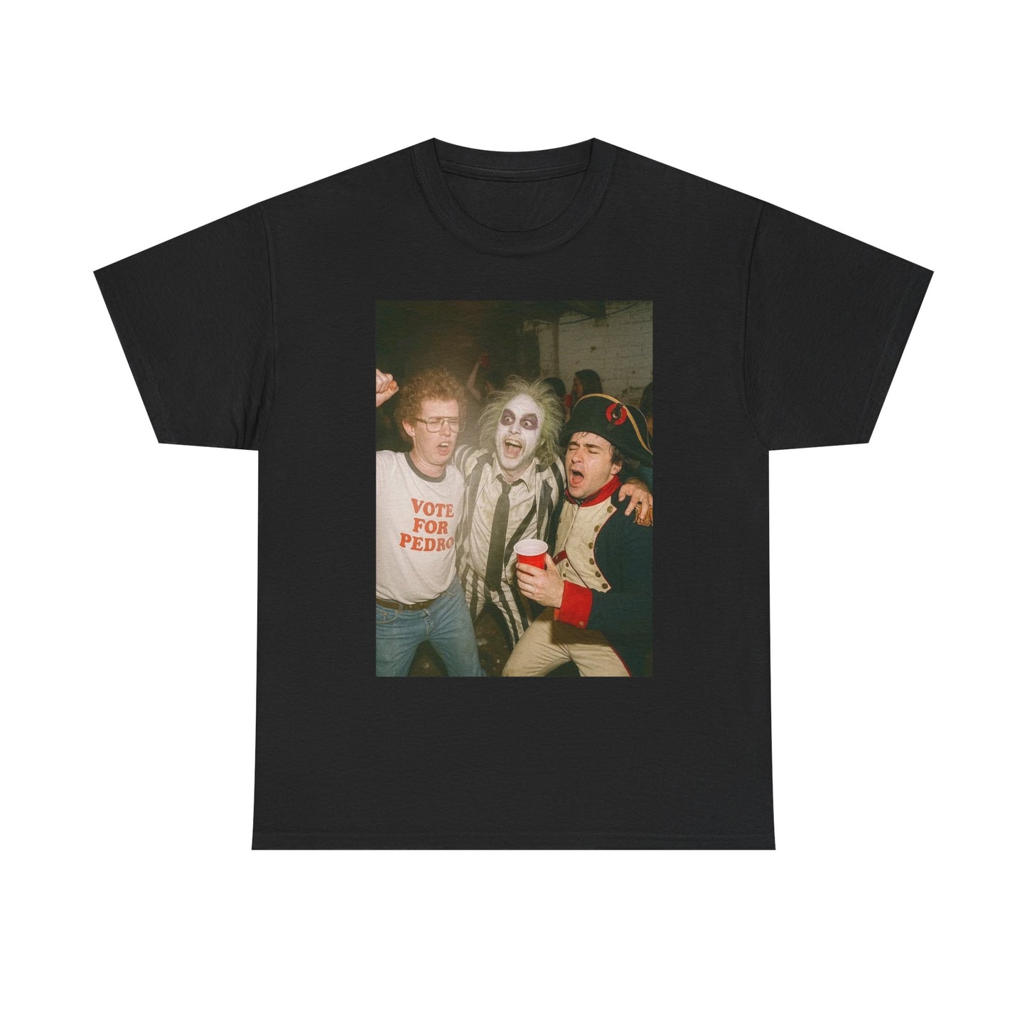 Beetlejuice And Napoleon Graphic T Shirt Funny Unisex Heavy Cotton Tee