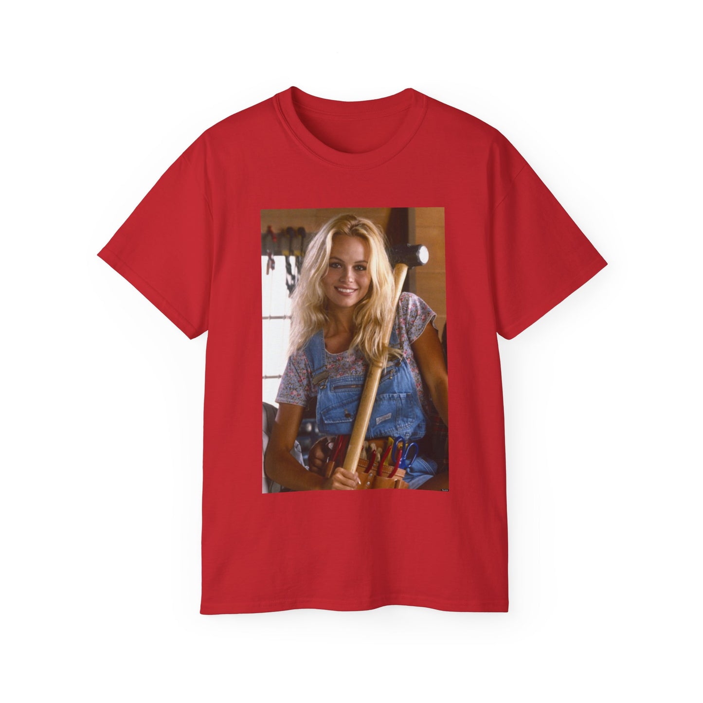 Pam Anderson playboy tool time 90s vintage Unisex Ultra Cotton Tee