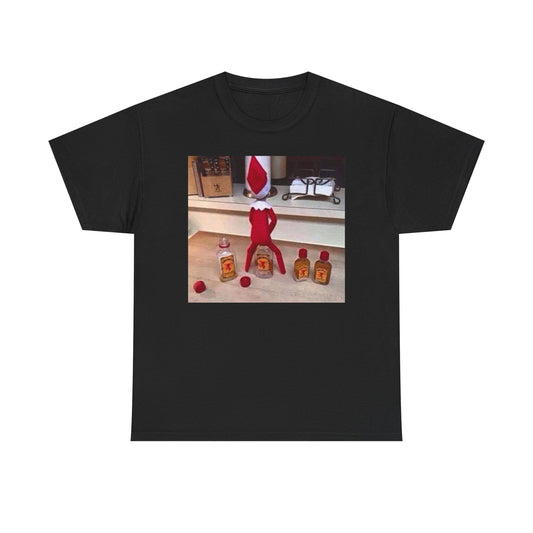 Fireball Whiskey Hilarious Christmas Graphic T Shirt NEW ADULT TEE VINTAGE