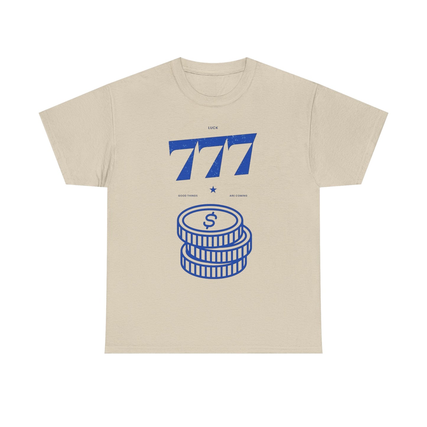 Luck 777 Retro Graphic T Shirt Unisex Cotton Tee - New Gift - Tee