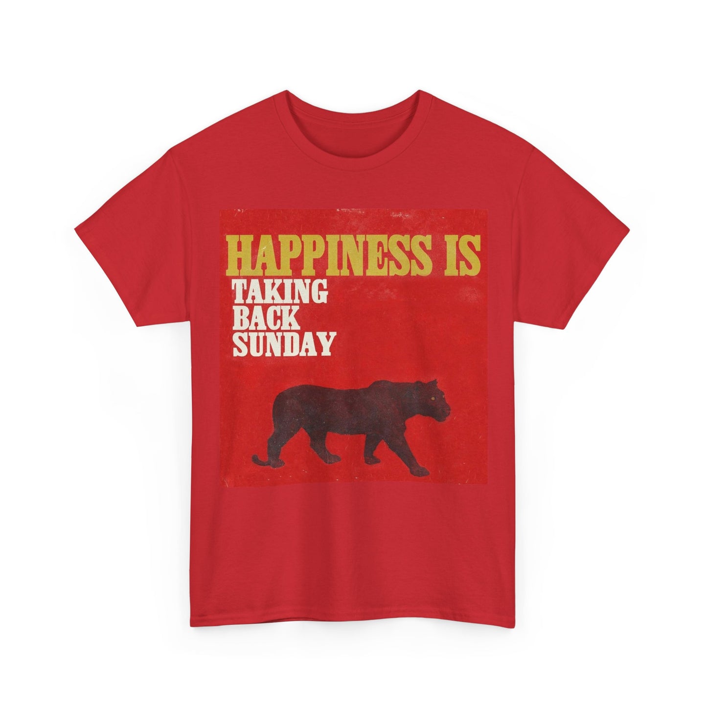 Taking back Sunday T-shirt vintage emo band retro Unisex Heavy Cotton Tee