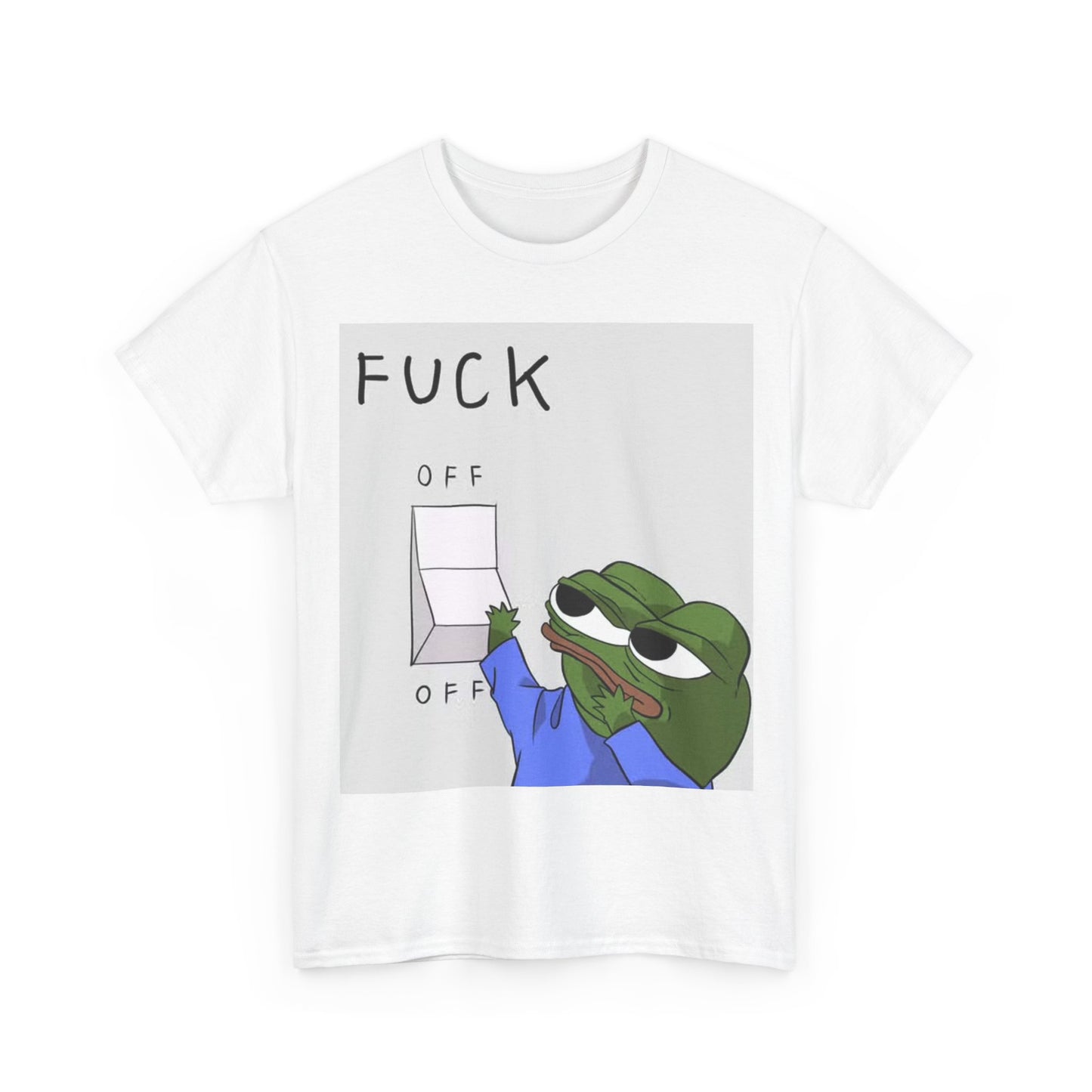 Funny Meme TShirt Retro Comedy Frog Humor Gift Dad Joke Unisex Heavy Cotton Tee