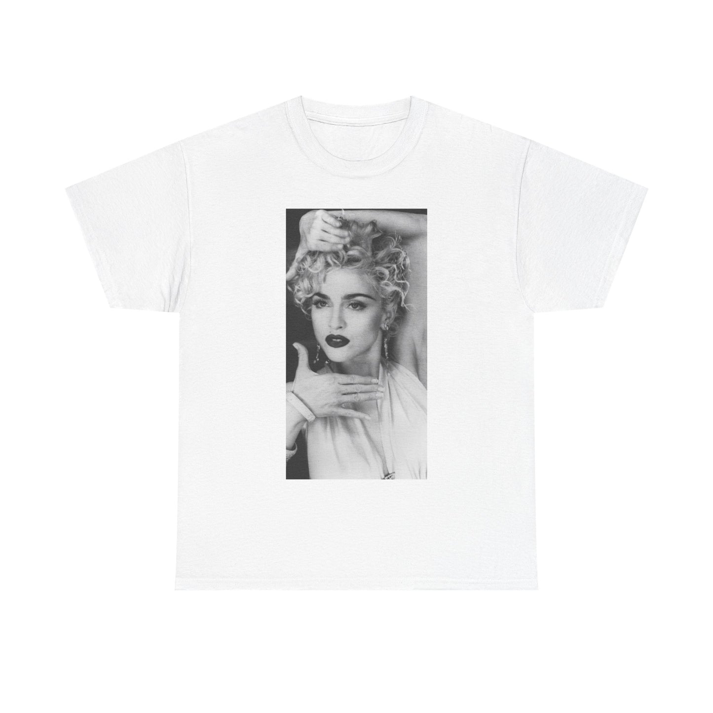 Madonna Tshirt Vintage Model Poster 90s Queen retro Unisex Heavy Cotton Tee
