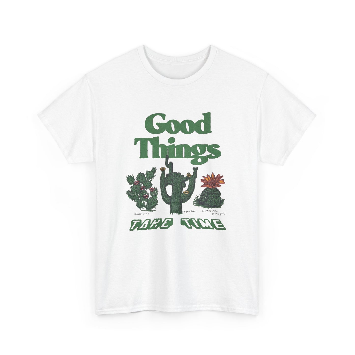 Good Things Take Time Graphic T Shirt Unisex Heavy Cotton Tee Gift Vintage