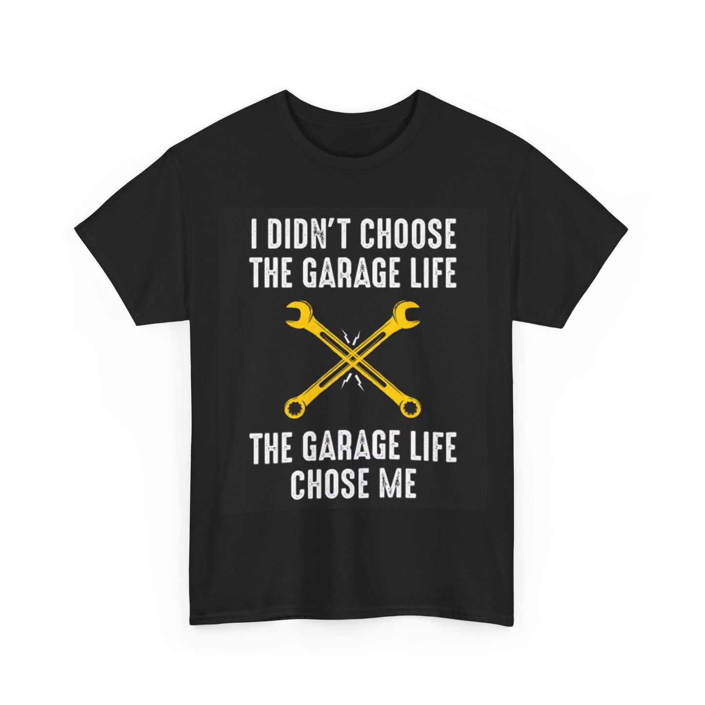 Garage Life Tshirt Mechanic Graphic Beer Muscle Car Unisex Heavy Cotton Tee