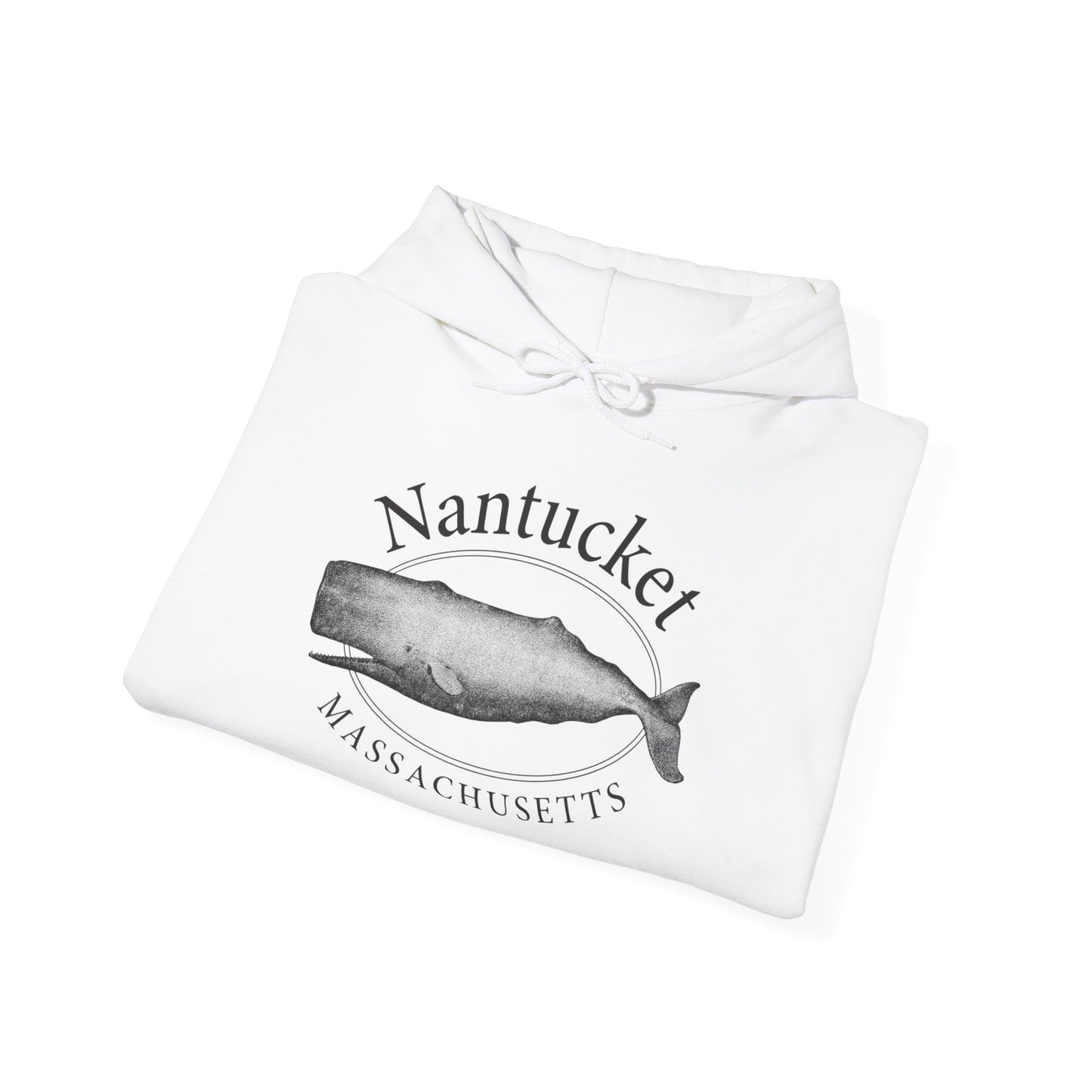 Nantucket Massachusetts Graphic Hoodie Unisex Heavy Blend™ Hooded Sweatshirt