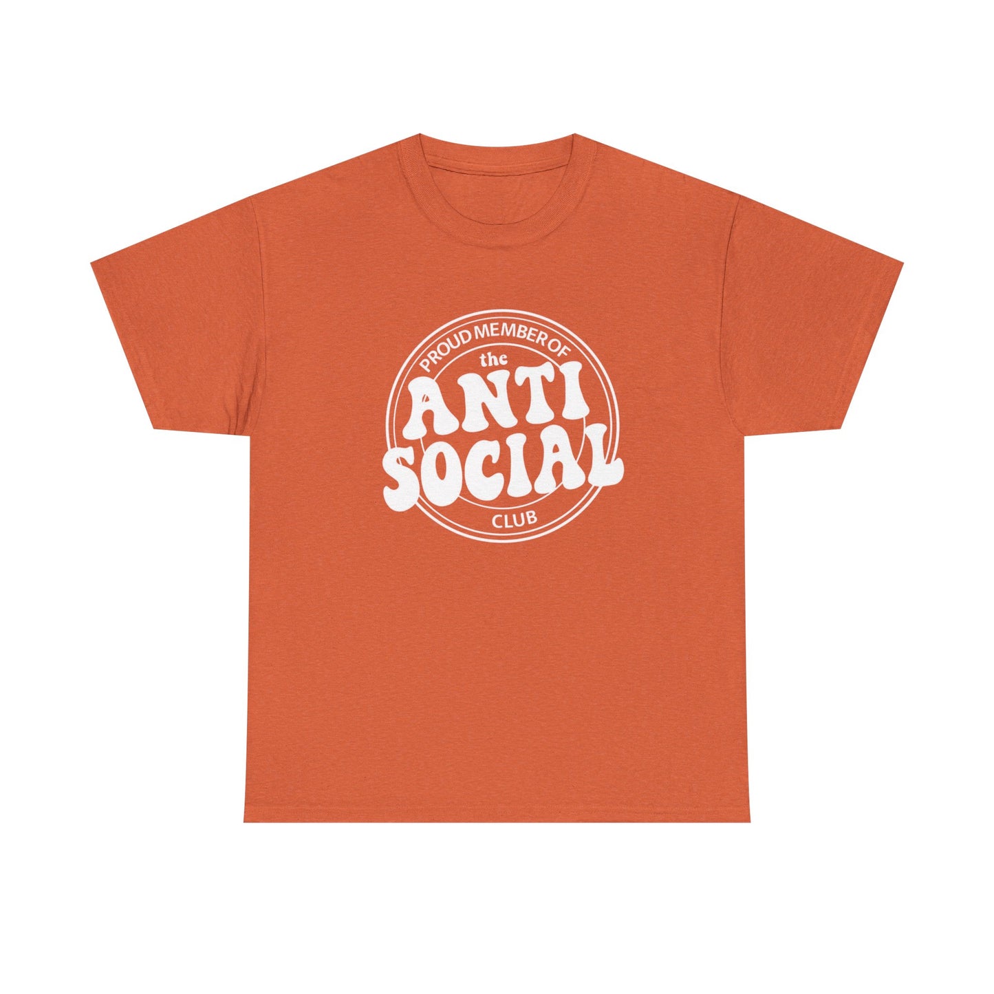 Anti Social Club Graphic T Shirt Unisex Heavy Cotton Tee
