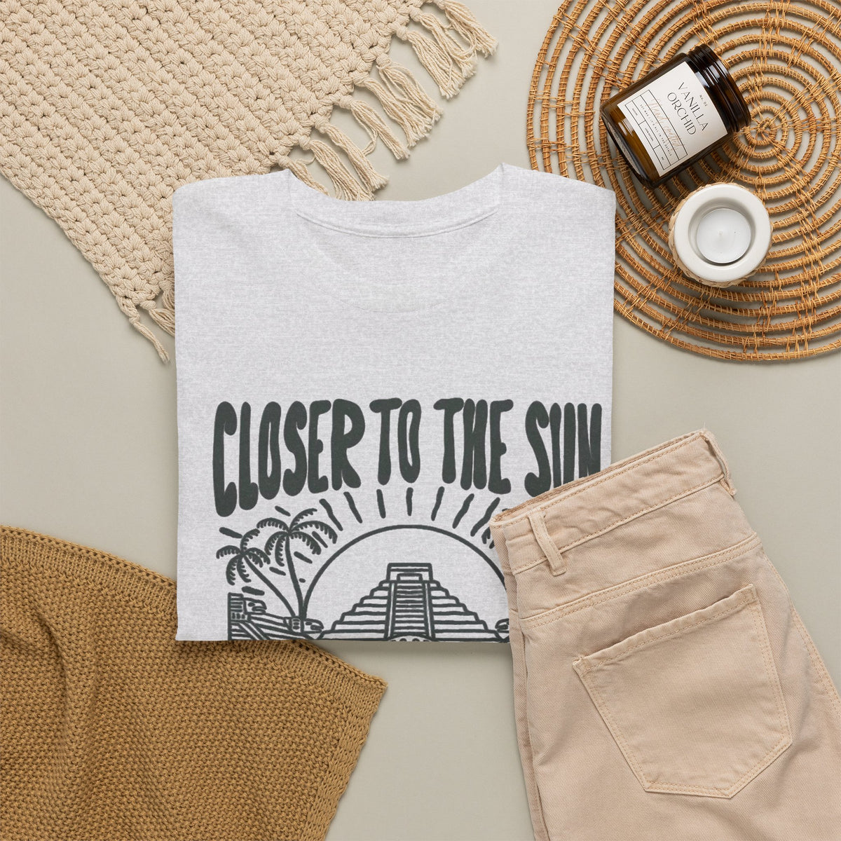 Closer to the Sun Riviera Maya Mexico T-Shirt Men's Graphic Tee