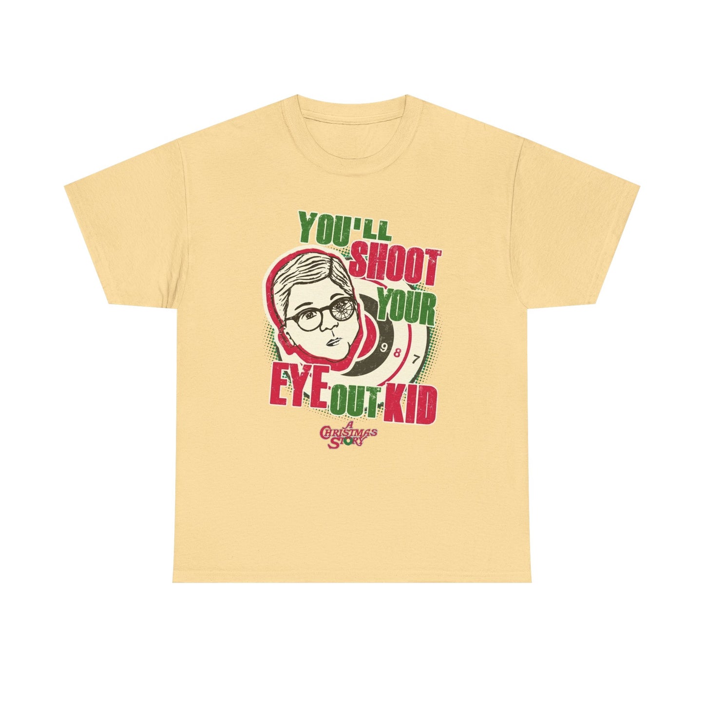 A Christmas Story Funny Retro Graphic T Shirt NEW Unisex Heavy Cotton Tee